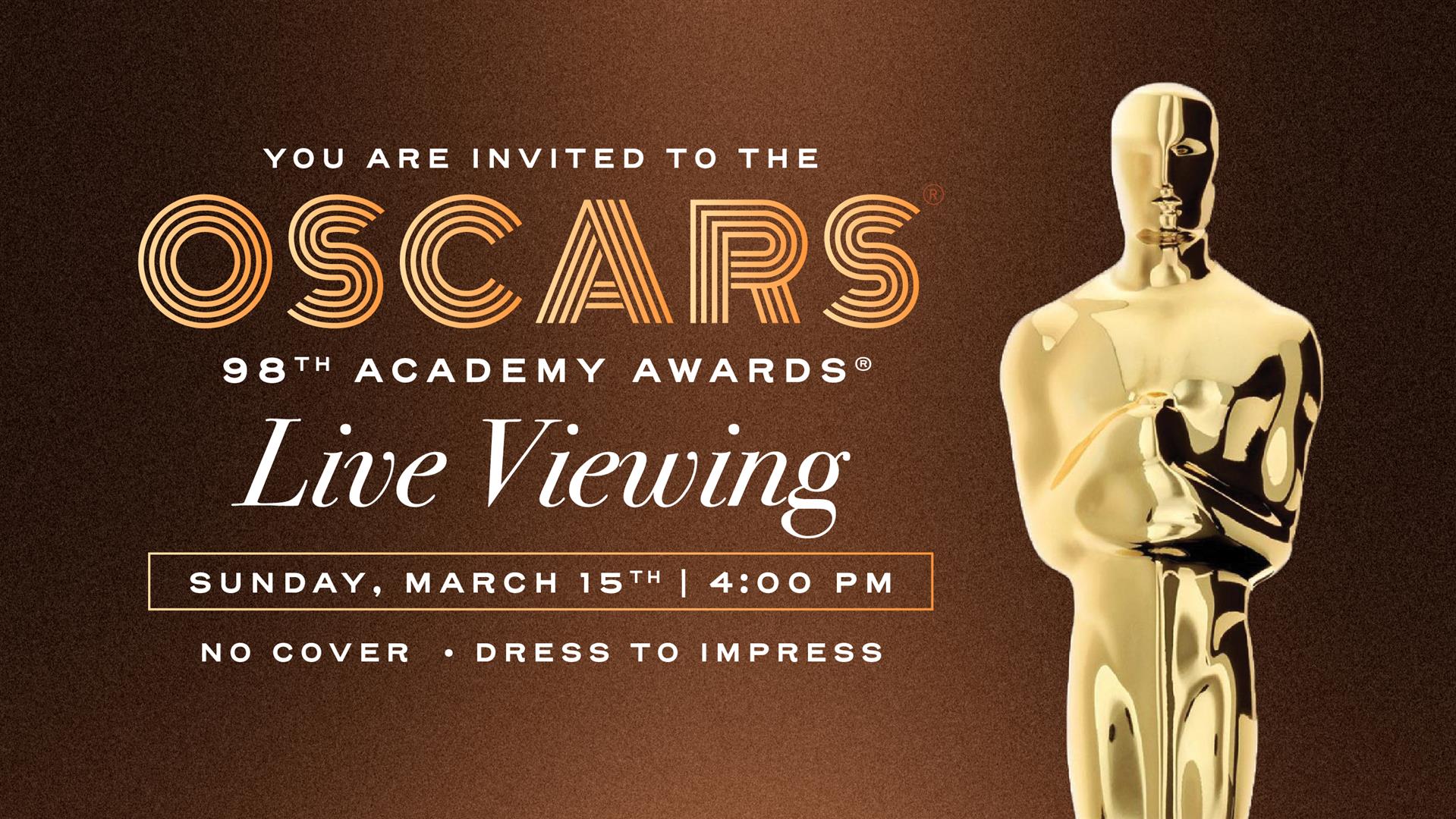 Oscars® 98th Academy Awards® Live Viewing! image
